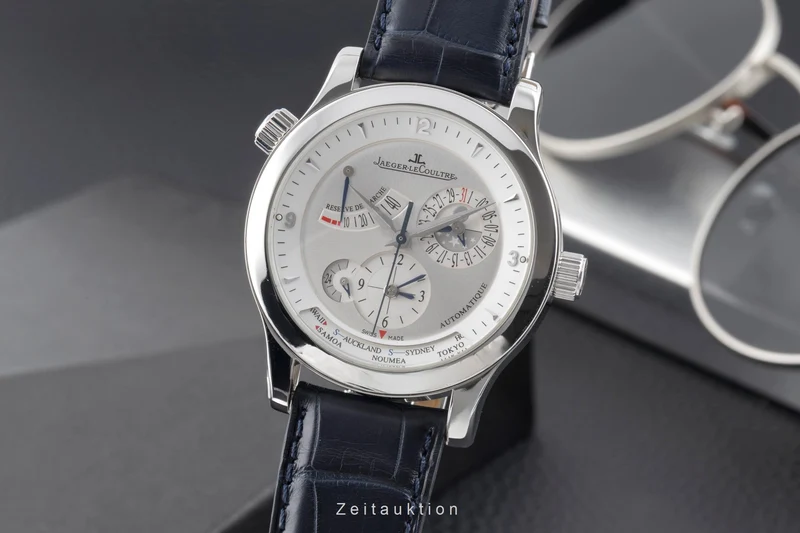 Jaeger LeCoultre Master Geographic steel automatic men's watch Q1508420 [2504343]