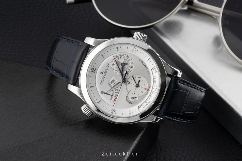 Jaeger LeCoultre Master Geographic steel automatic men's watch Q1508420 [2504343]