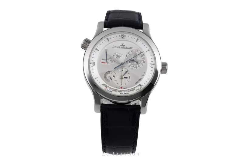 Jaeger LeCoultre Master Geographic steel automatic men's watch Q1508420 [2504343]