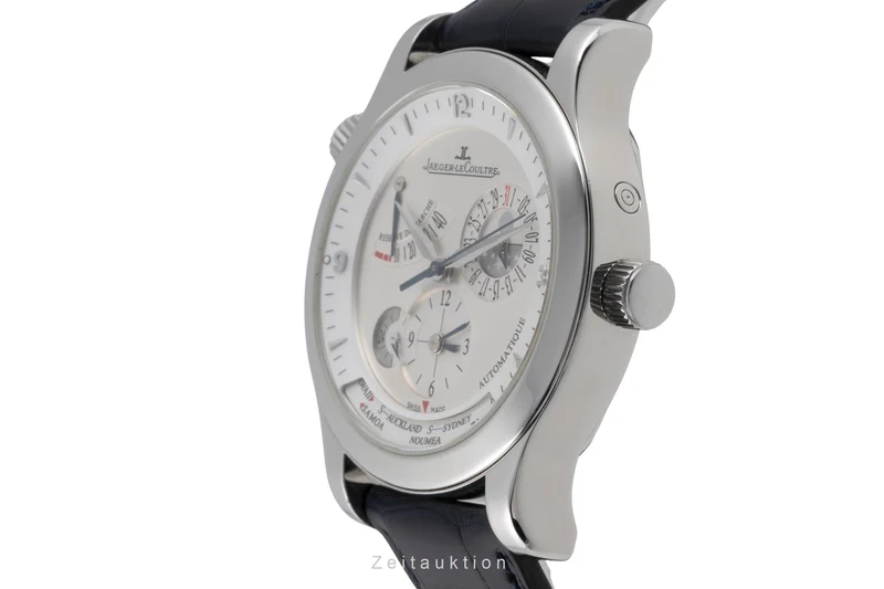 Jaeger LeCoultre Master Geographic steel automatic men's watch Q1508420 [2504343]