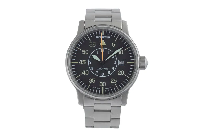 Fortis Flieger steel automatic men's watch 595.10.46.1 [2503906]