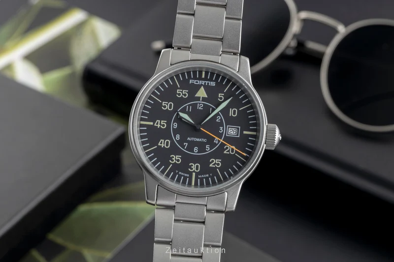 Fortis Flieger steel automatic men's watch 595.10.46.1 [2503906]