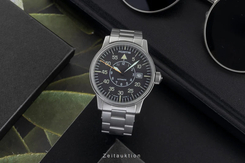 Fortis Flieger steel automatic men's watch 595.10.46.1 [2503906]