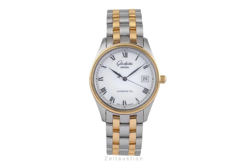 Glashütte Senator steel / gold automatic men's watch 10-33-05-18-04 [2504474]