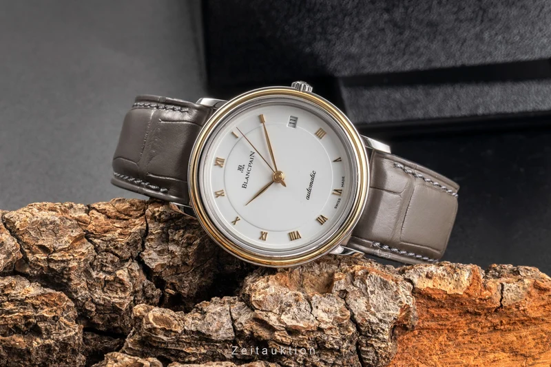 Blancpain Villeret steel / gold automatic men's watch 1195-1318 [2501923]