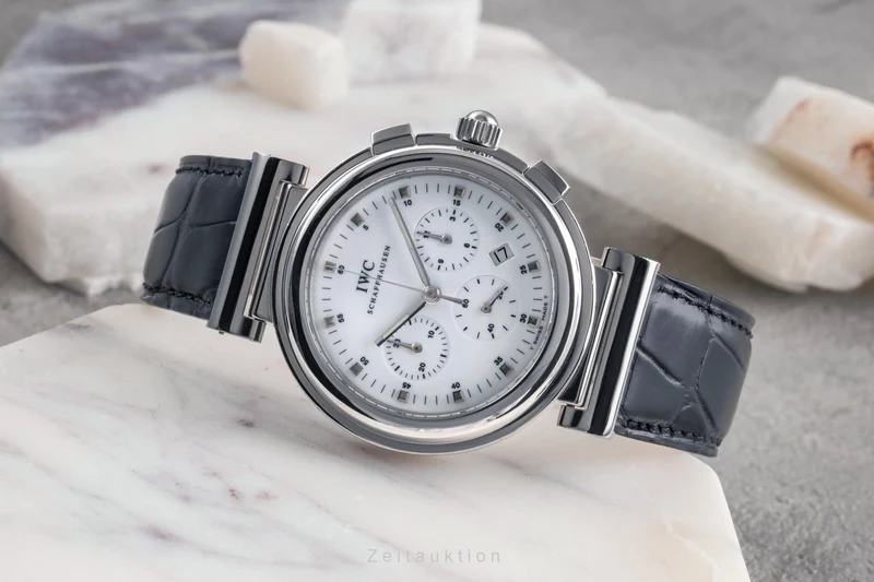 IWC Da Vinci chronograph steel quartz men's watch IW372802 [2503806]