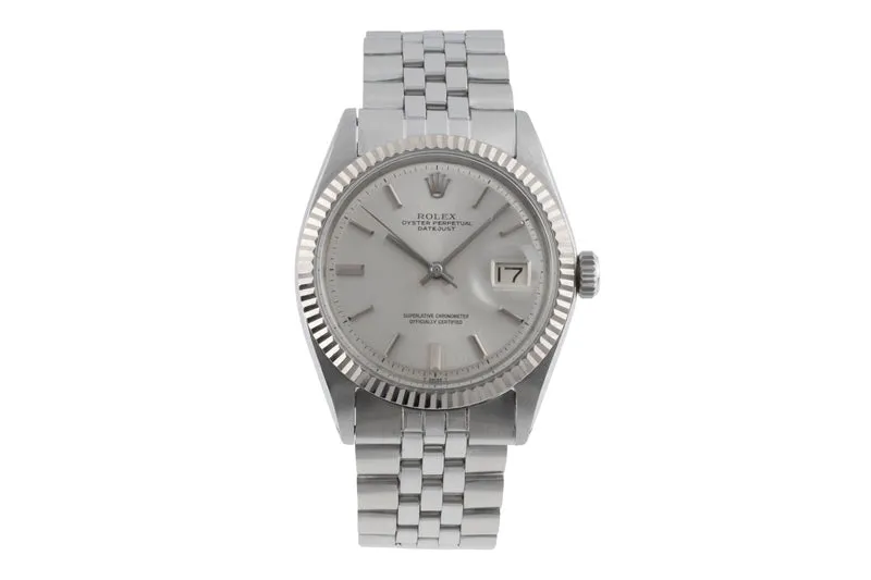 Rolex Datejust steel / white gold automatic men's watch 1601 Vintage [2504682]