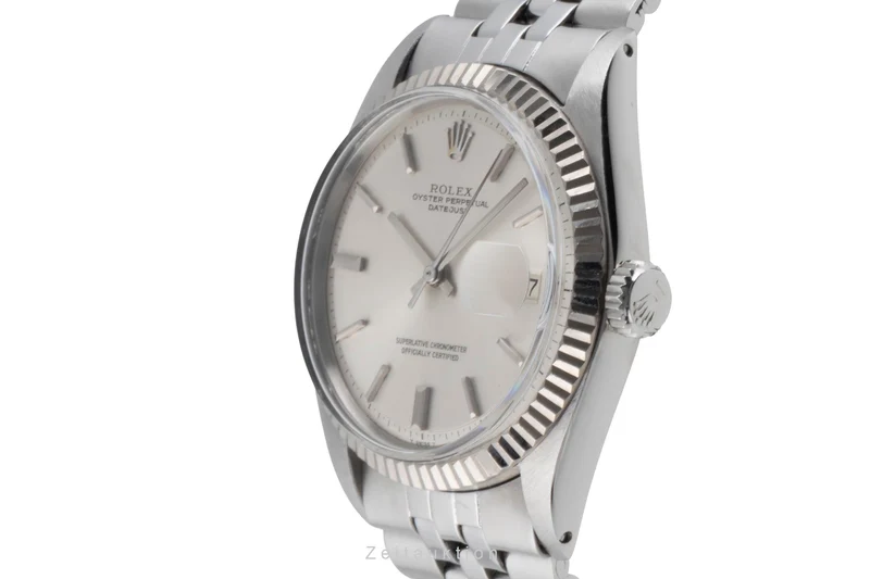 Rolex Datejust steel / white gold automatic men's watch 1601 Vintage [2504682]