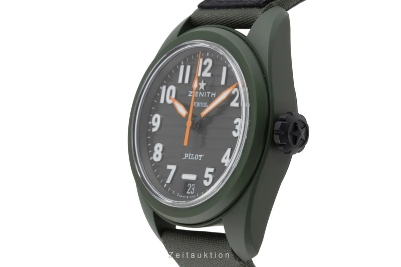 Zenith Pilot ceramic automatic men's watch 49.4001.3620/63.I001 LP: 12000EUR Limited [2504677]
