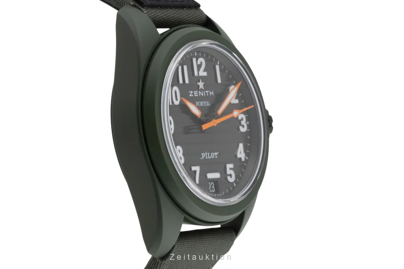 Zenith Pilot ceramic automatic men's watch 49.4001.3620/63.I001 LP: 12000EUR Limited [2504677]