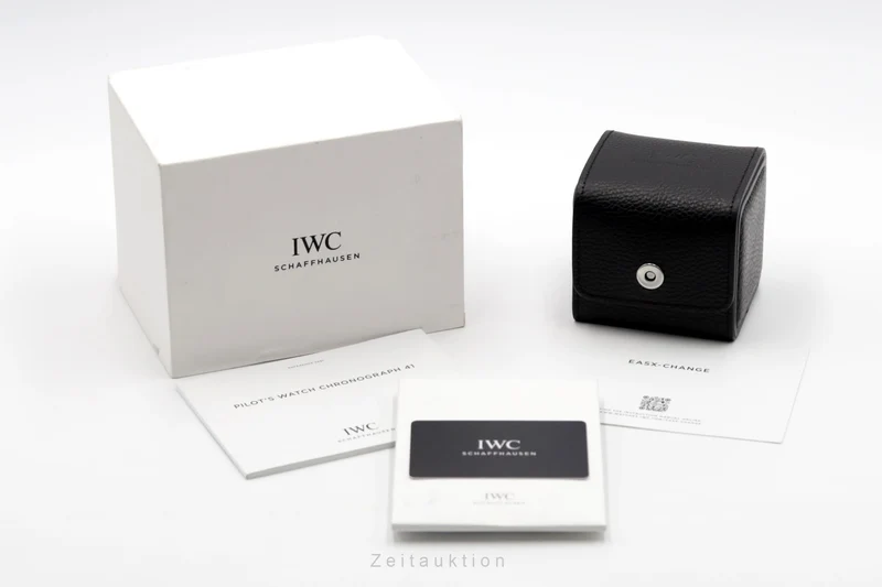 IWC Pilot chronograph titanium automatic men's watch IW388108 LP: 9000EUR [2504661]