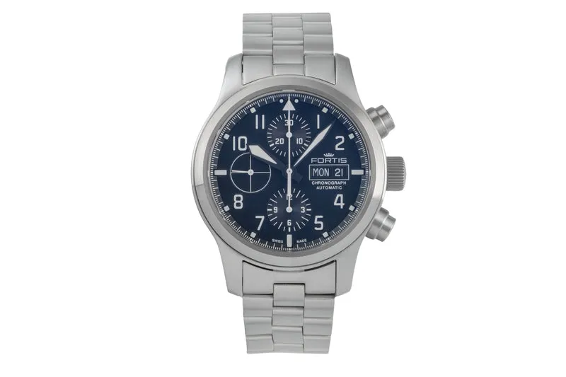 Fortis Aeromaster chronograph steel automatic men's watch 656.10.141 [2504634]