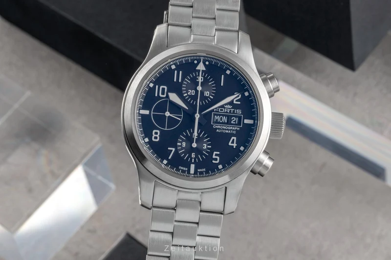 Fortis Aeromaster chronograph steel automatic men's watch 656.10.141 [2504634]