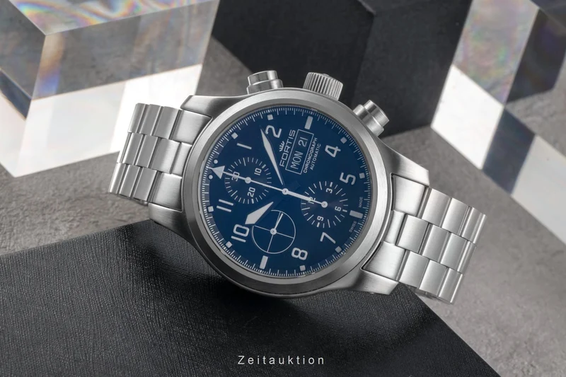 Fortis Aeromaster chronograph steel automatic men's watch 656.10.141 [2504634]