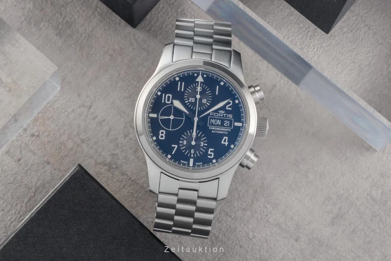 Fortis Aeromaster chronograph steel automatic men's watch 656.10.141 [2504634]