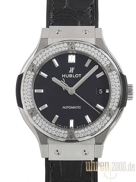 Hublot Classic Fusion 38 Titanium Diamonds 565.NX.1171.LR.1104