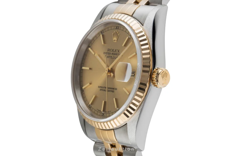 Rolex Datejust steel / gold automatic men's watch 16233 [2504112]