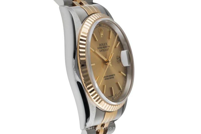 Rolex Datejust steel / gold automatic men's watch 16233 [2504112]