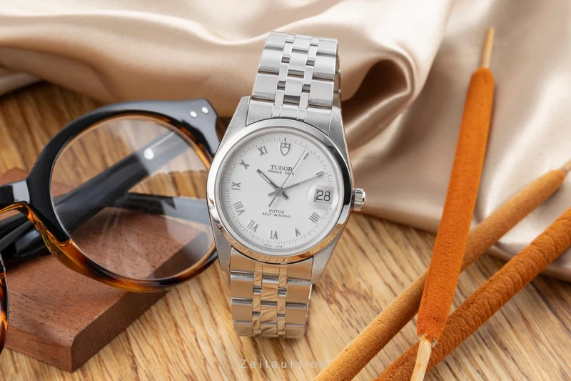 Tudor Prince Date steel automatic men's watch 74000N [2503783]