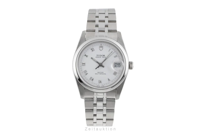 Tudor Prince Date steel automatic men's watch 74000N [2503783]