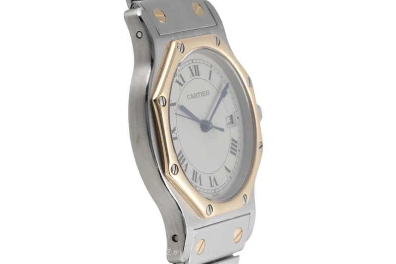 Cartier Santos steel / gold quartz unisex 187902 [2503486]