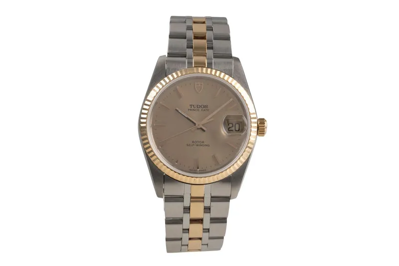 Tudor Prince Date steel / gold automatic men's watch 74033 [2501857]