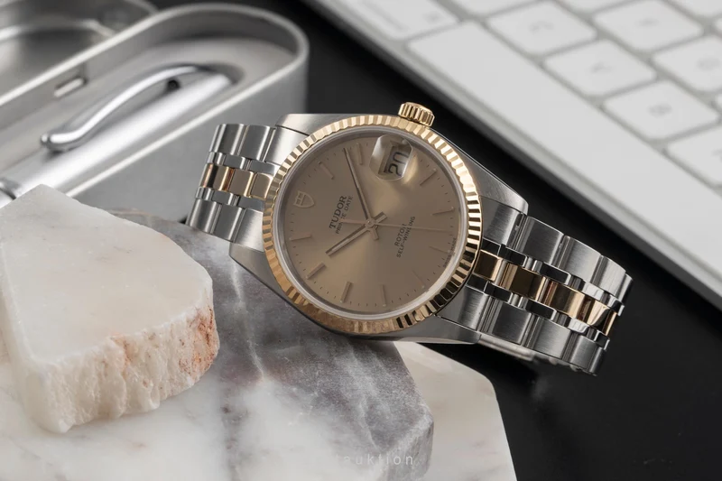 Tudor Prince Date steel / gold automatic men's watch 74033 [2501857]