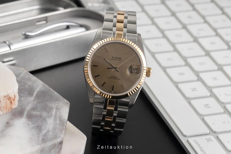 Tudor Prince Date steel / gold automatic men's watch 74033 [2501857]
