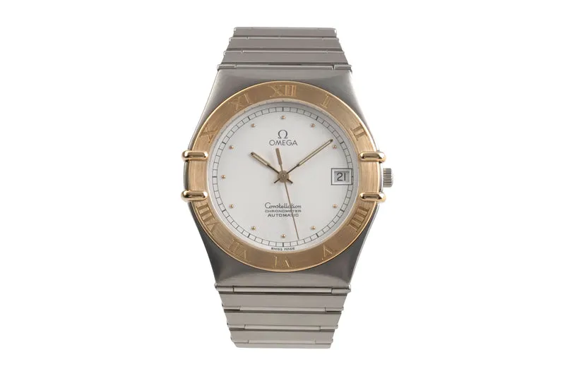 Omega Constellation steel / gold automatic men's watch 368.1075 [2503559]