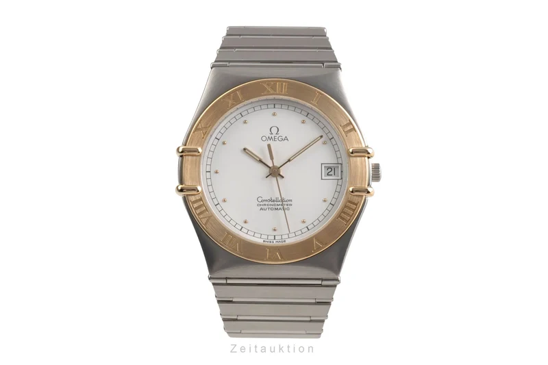 Omega Constellation steel / gold automatic men's watch 368.1075 [2503559]