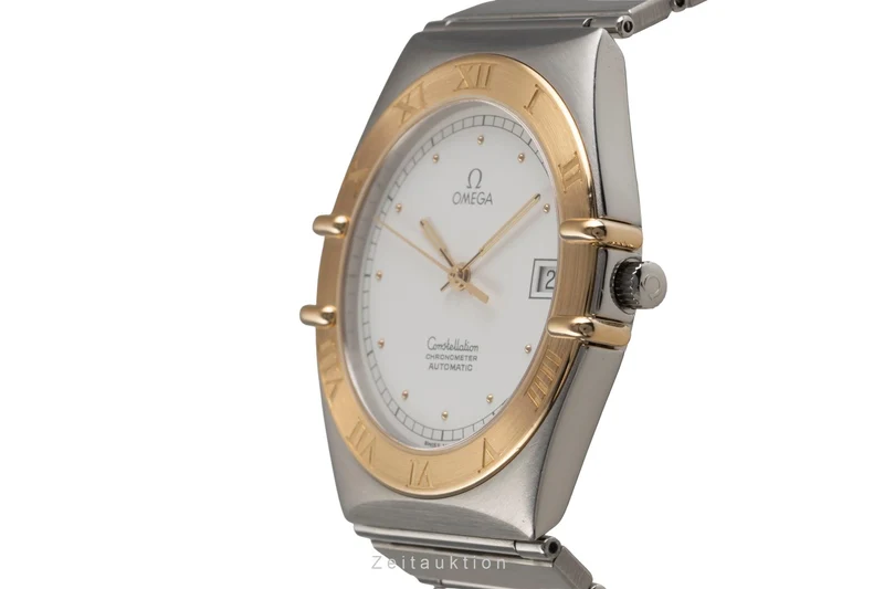 Omega Constellation steel / gold automatic men's watch 368.1075 [2503559]
