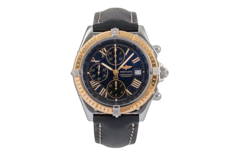 Breitling Crosswind chronograph steel / gold automatic men's watch D13355 [2503464]