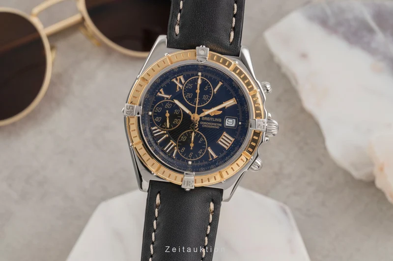 Breitling Crosswind chronograph steel / gold automatic men's watch D13355 [2503464]