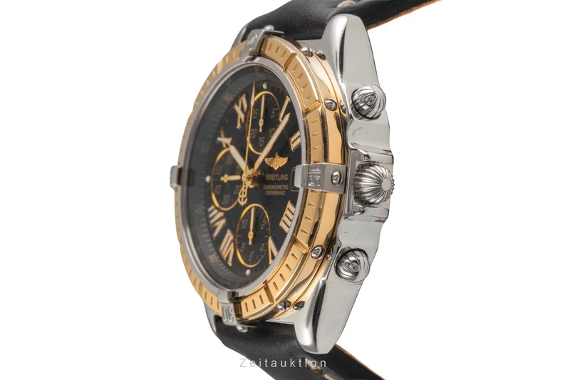 Breitling Crosswind chronograph steel / gold automatic men's watch D13355 [2503464]