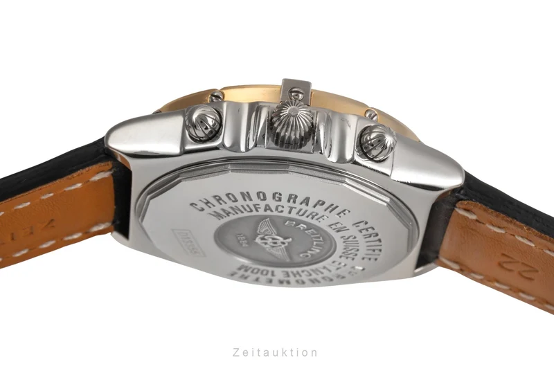 Breitling Crosswind chronograph steel / gold automatic men's watch D13355 [2503464]