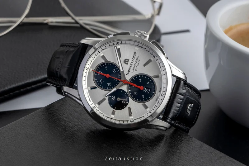 Maurice Lacroix Pontos chronograph steel automatic men's watch PT6388-SS001-13/1 [2504439]