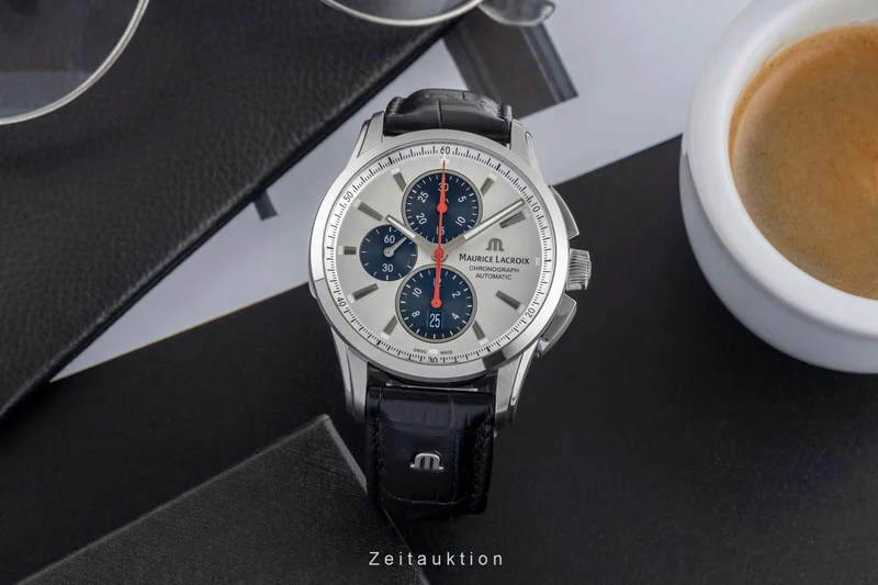 Maurice Lacroix Pontos chronograph steel automatic men's watch PT6388-SS001-13/1 [2504439]