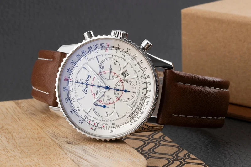 Breitling Montbrillant chronograph steel automatic men's watch A41370 [2504485]