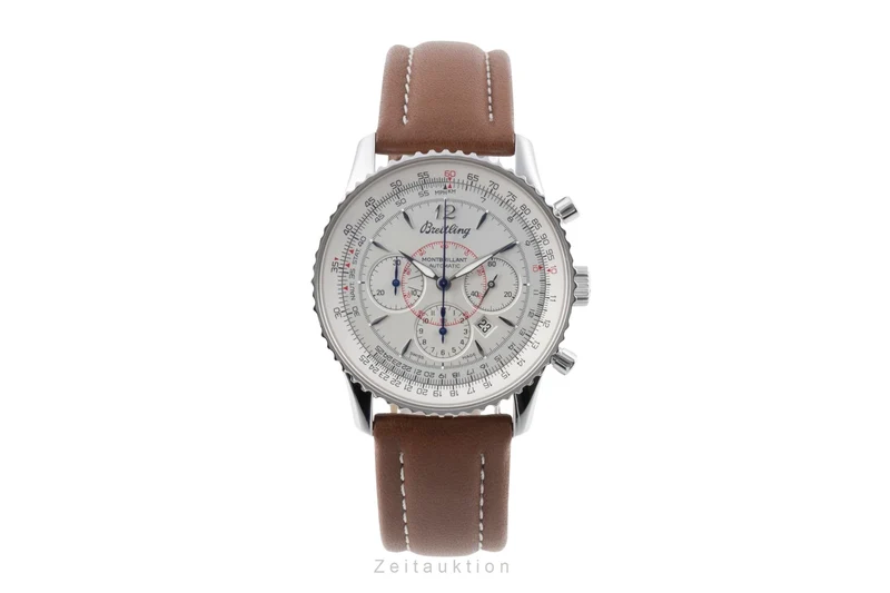 Breitling Montbrillant chronograph steel automatic men's watch A41370 [2504485]