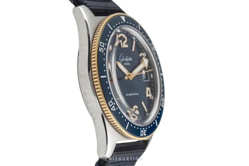 Glashütte SeaQ steel / gold automatic men's watch 1-39-11-10-90-34 LP: 13800EUR [2504422]