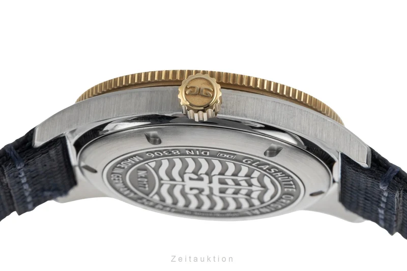 Glashütte SeaQ steel / gold automatic men's watch 1-39-11-10-90-34 LP: 13800EUR [2504422]