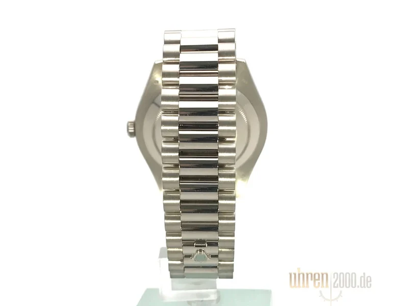 Rolex Day-Date II 218239 Weißgold Schwarz Diamant aus 2012 LC100