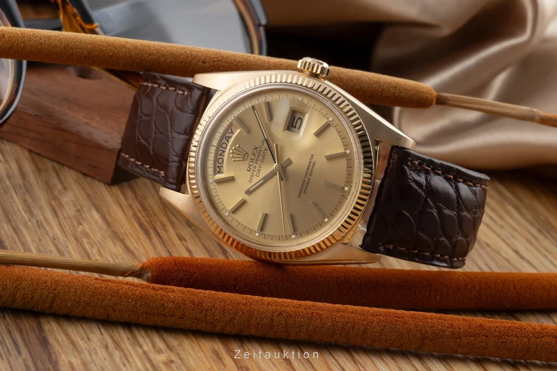 Rolex Day-Date 18 ct gold automatic men's watch 1803 [2503608]