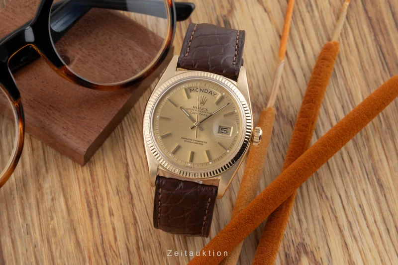 Rolex Day-Date 18 ct gold automatic men's watch 1803 [2503608]