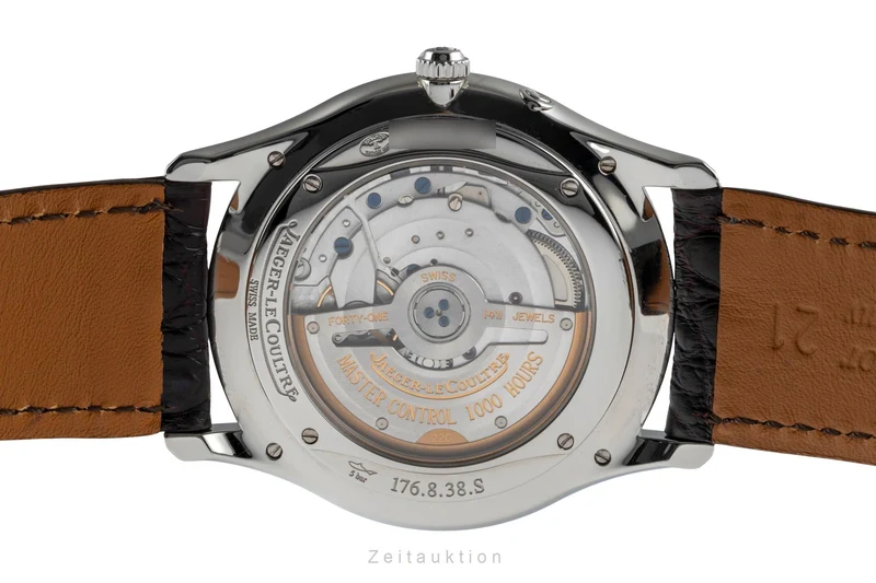 Jaeger LeCoultre Master Ultra Thin steel automatic men's watch Q1378420 176.8.38.S LP: 10800EUR [2504496]