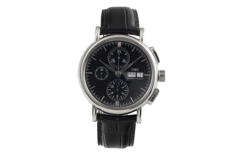 IWC Portofino chronograph steel automatic men's watch IW378303 [2504509]