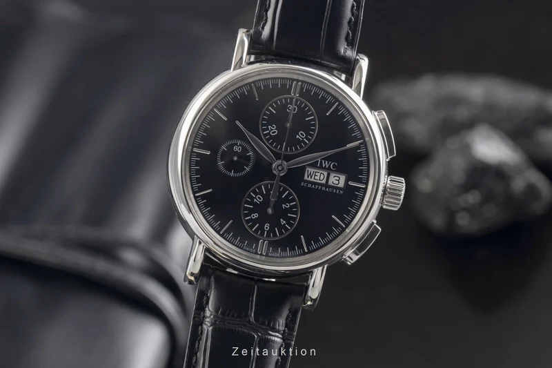 IWC Portofino chronograph steel automatic men's watch IW378303 [2504509]