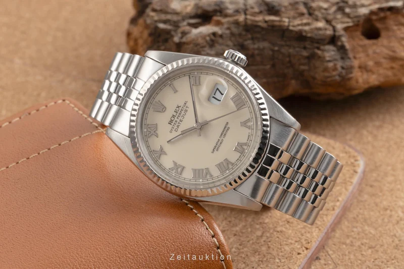 Rolex Datejust steel / white gold automatic men's watch 16014 [2504454]