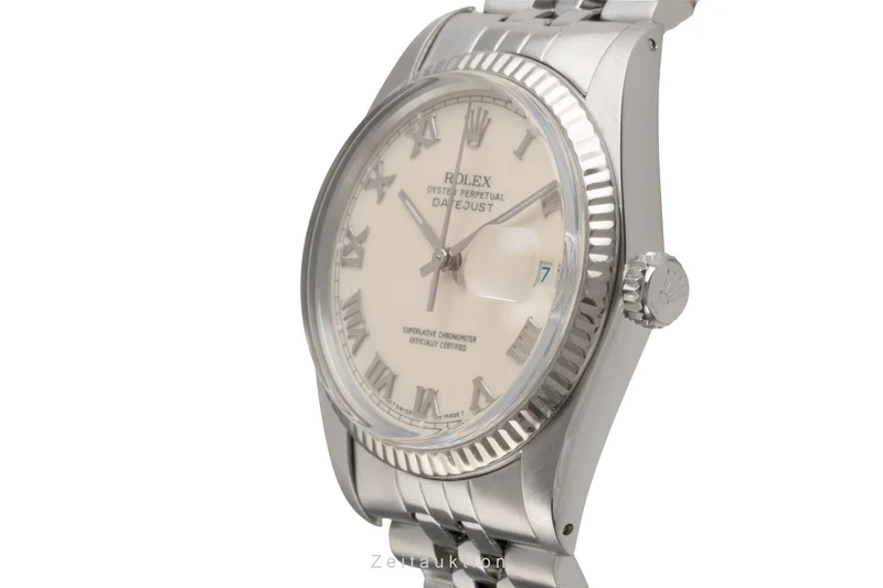 Rolex Datejust steel / white gold automatic men's watch 16014 [2504454]