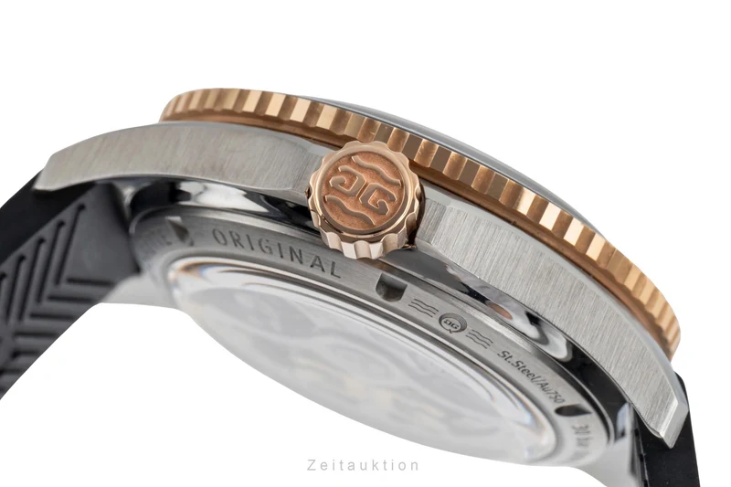 Glashütte SeaQ steel / gold automatic men's watch 1-36-13-04-91-06 LP: 16300EUR [2503893]